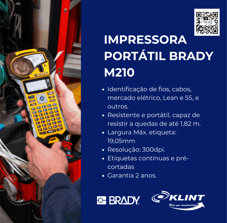 A M210 Chegou! Lançamento Brady - Klint