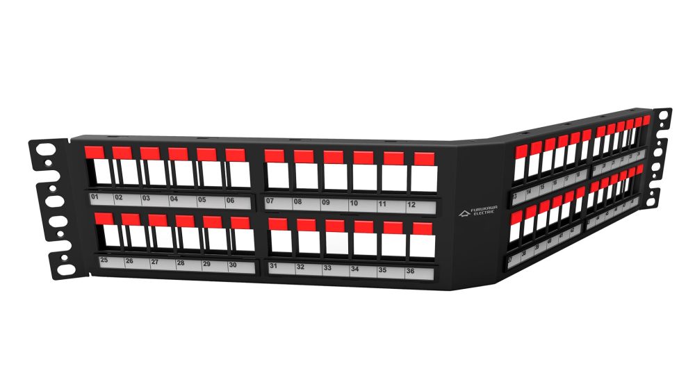PATCH PANEL DESCARREGADO 48P ANGULAR 2U BLINDADO