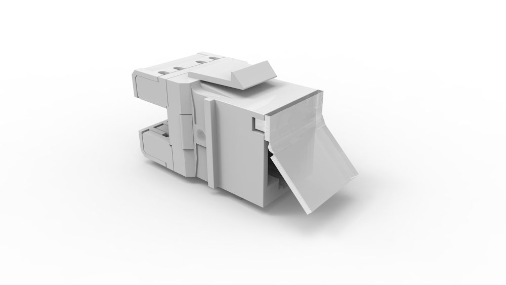CONECTOR FEMEA GIGALAN CAT.6 T568A/B - VIOLETA (24 UNID)
