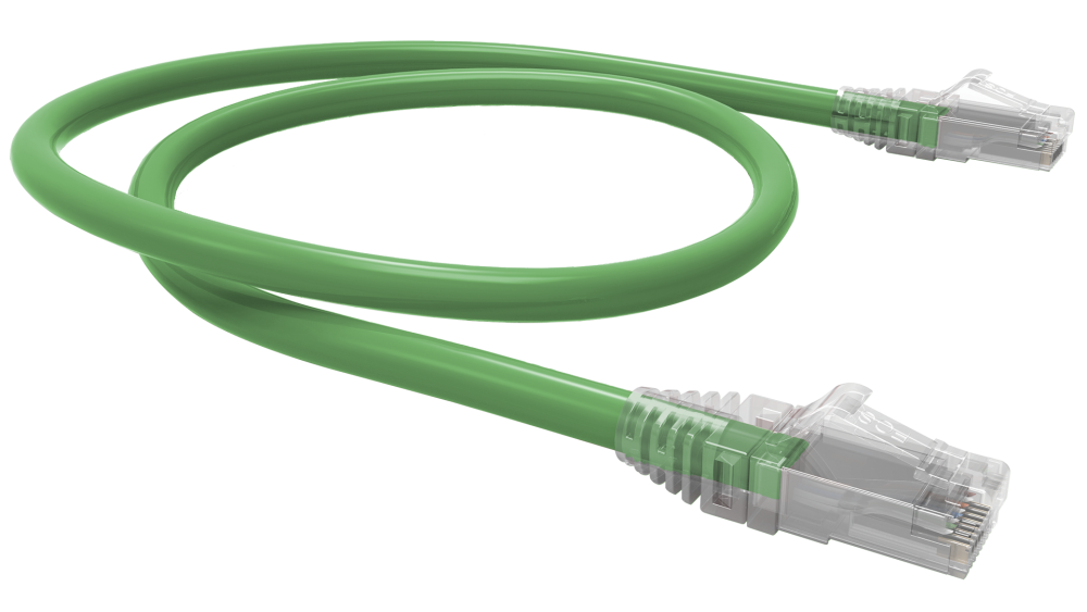 PATCH CORD U/UTP GIGALAN GREEN CAT.6 - LSZH - T568A/B - 0.15m - AMARELO